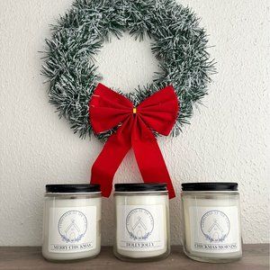 Blue Rooster Candle Co Christmas at the Coop 7oz Candle Bundle *3 CANDLES*